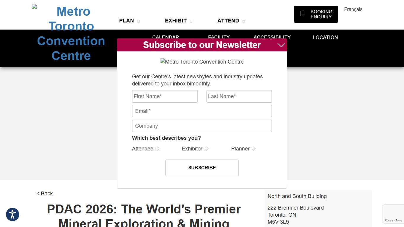 PDAC 2026: The World's Premier Mineral Exploration & Mining Convention - Metro Toronto Convention Centre