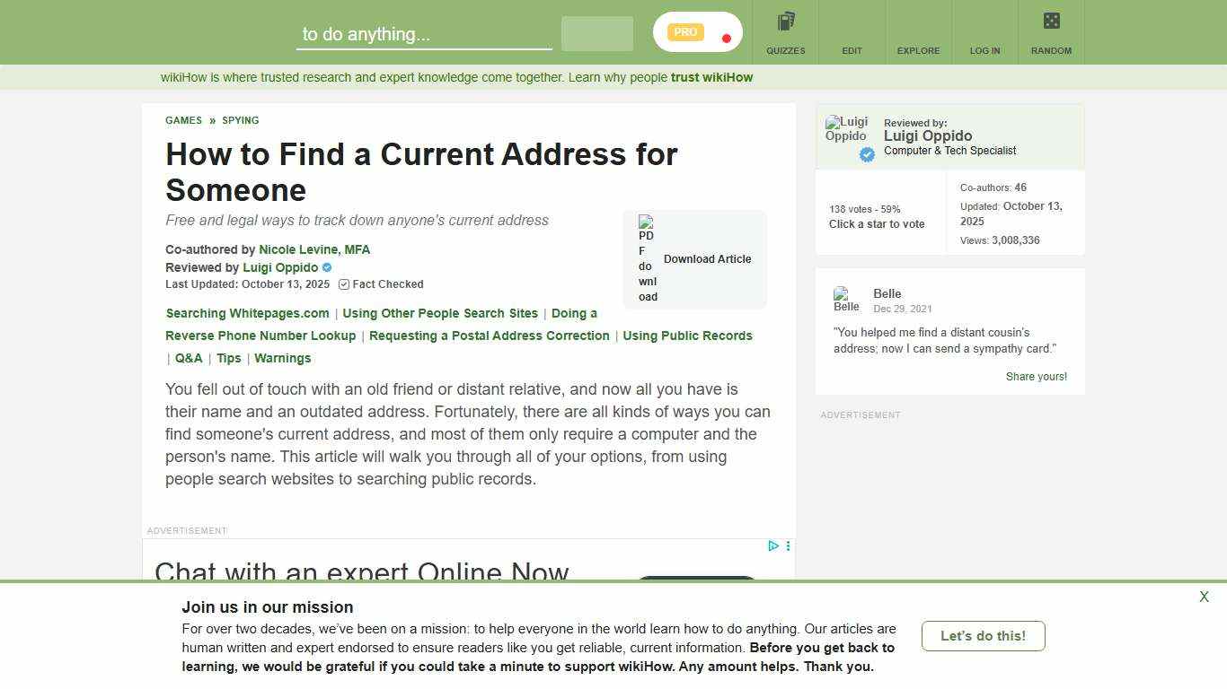 5 Ways to Find a Current Address for Someone - wikiHow